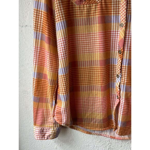 Modish Rebel Women X-Large Plaid Button-Up Shirt READ - Picture 2 of 11